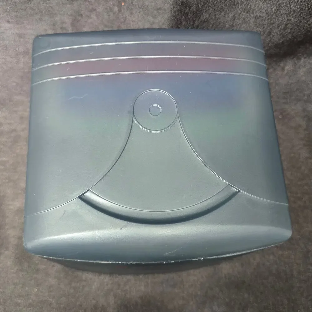 Atlantic Disc File Storage Case Plastic Box Duel Hanging Sleeves CD DVD Holder